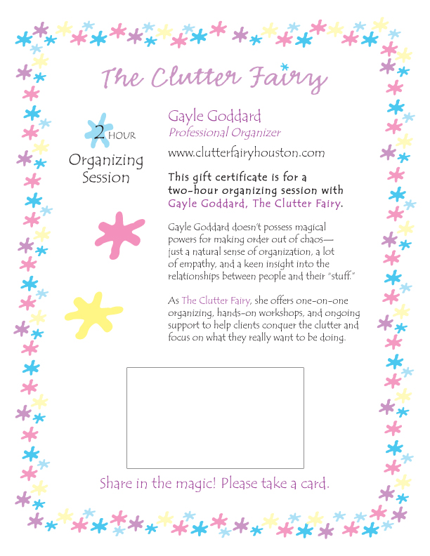 Clutter Fairy Flyer