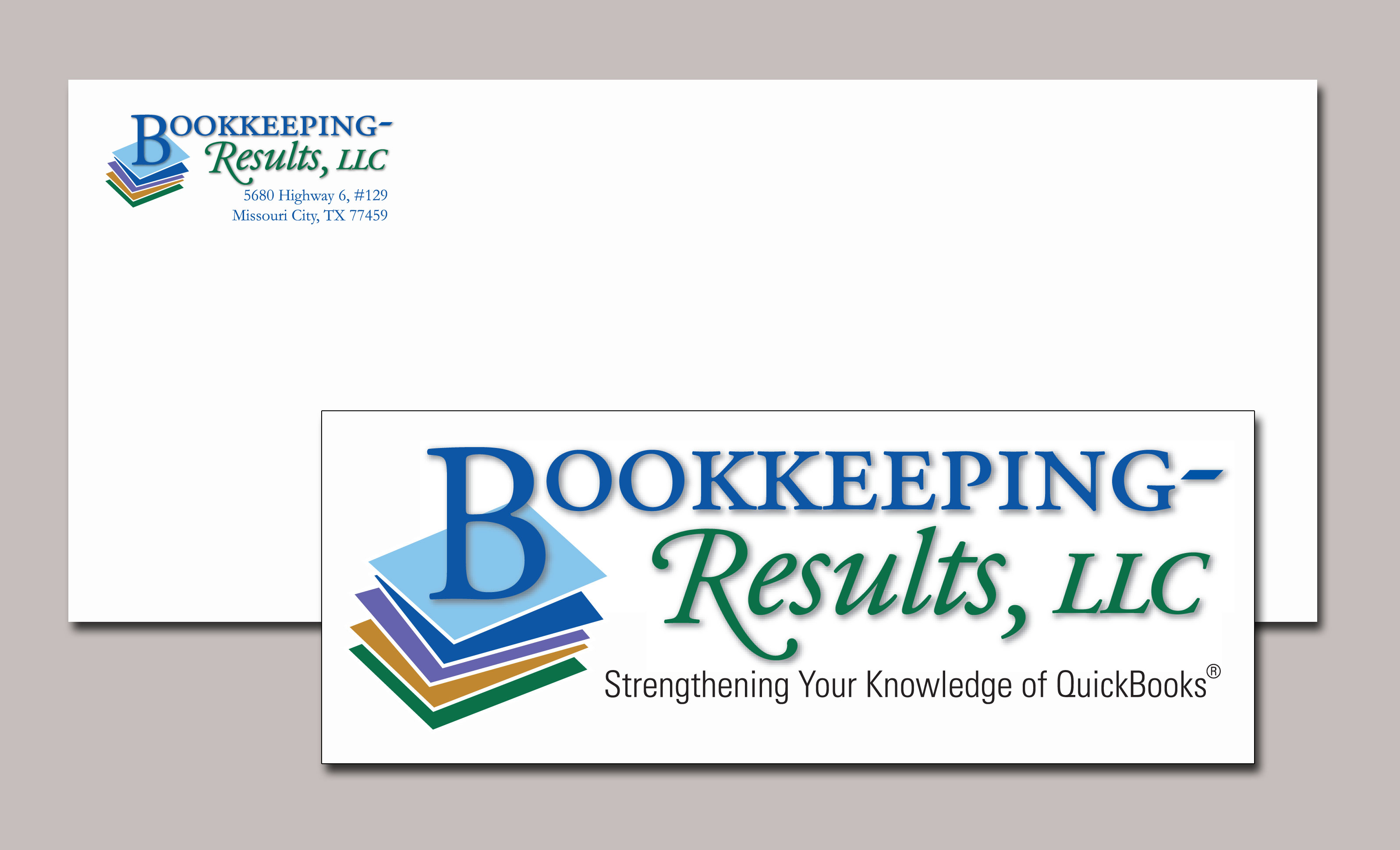 Bookkeeping-Results Logo and Envelope